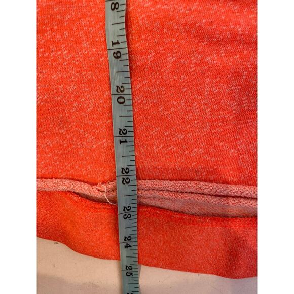 Volcom Sweatshirt Long Sleeve Lightweight Hoodie Neon Orange Heather Sz Lg Boho - Picture 12 of 12